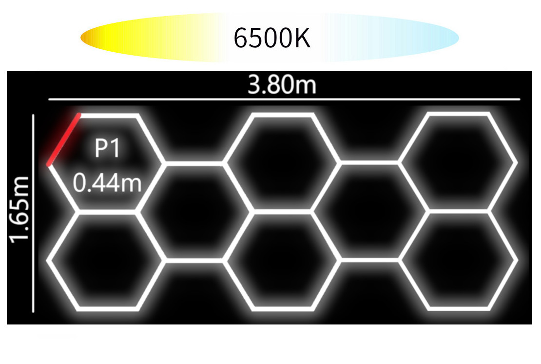 Lampa 8HEX LED 6,5K HEXAGON 1.65 x 3.80m - Oficjalny Sklep WEFA Polska ...